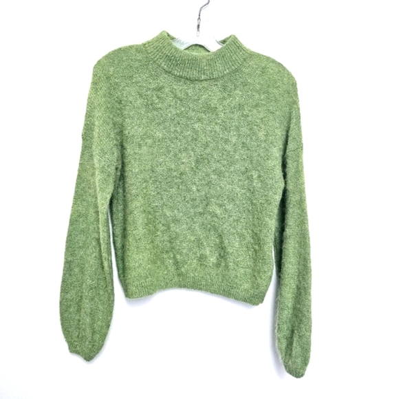 Banana Republic Laine& Alpaca Blend Pistachio Green Small Pullover Sweater. - Picture 1 of 12